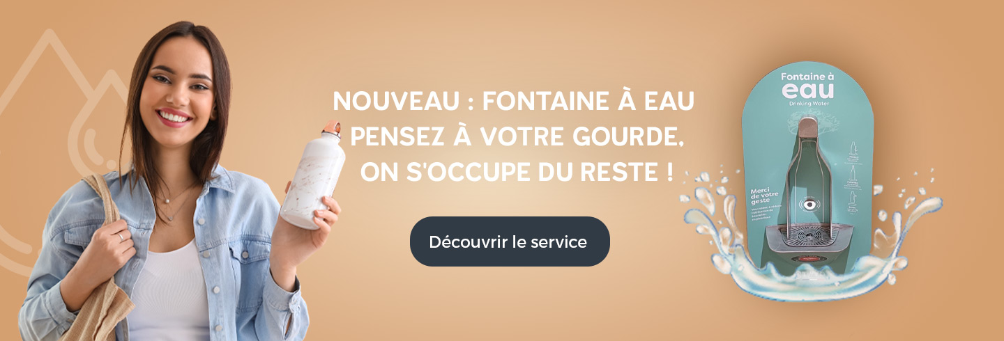 Pensez à votre gourde, on s'occupe du reste !